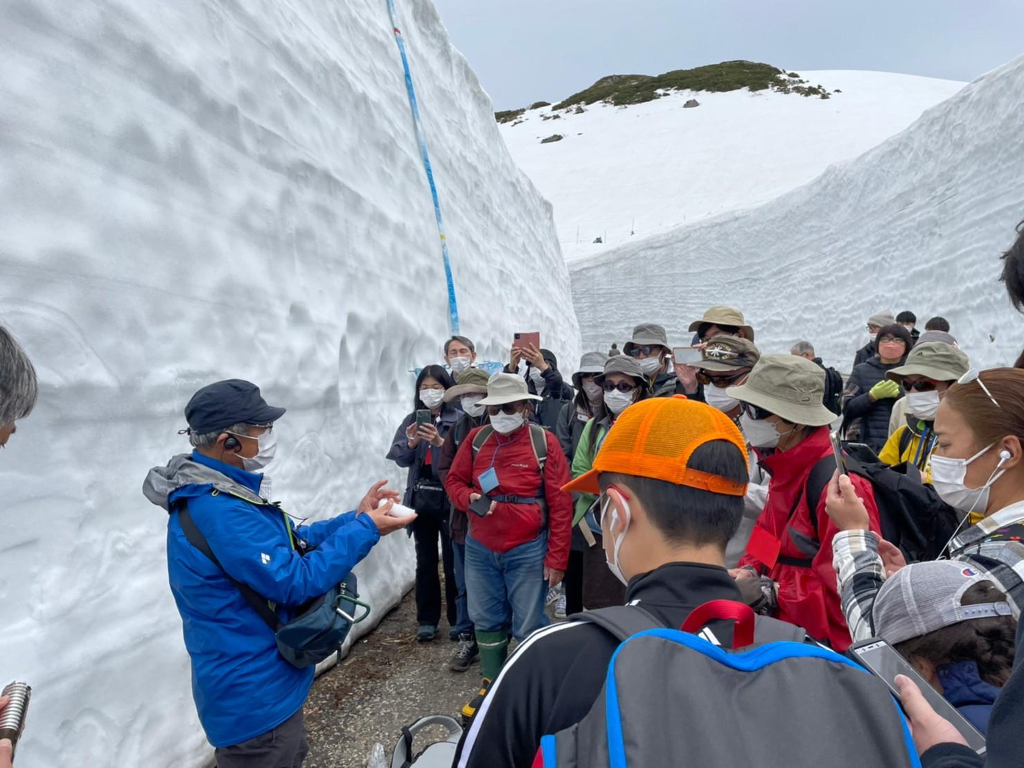 立山カルデラ砂防博物館の学芸員と行く『春の立山・雪の大谷』